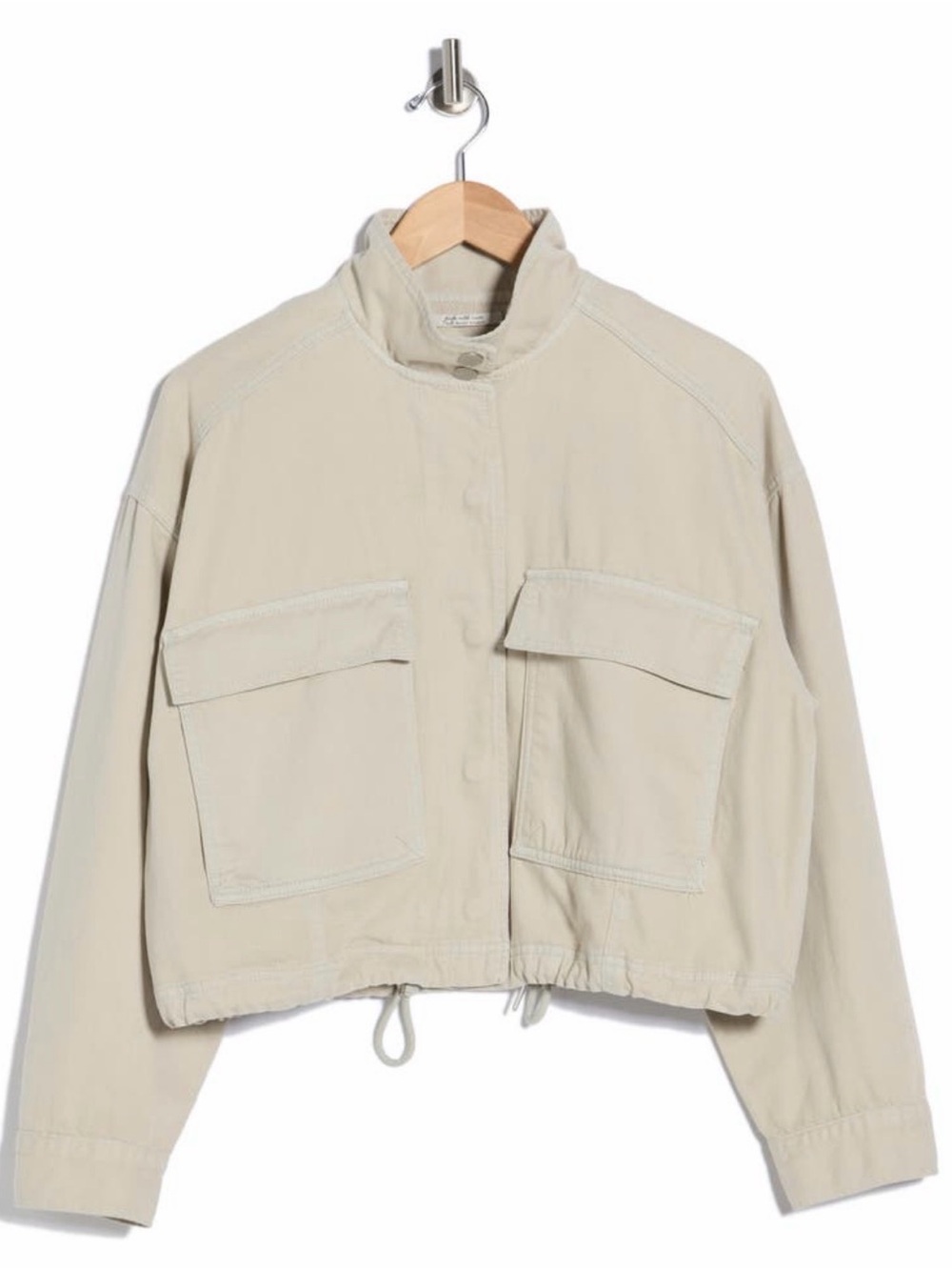 Scotch & Soda Amsterdam Cream Oversized Jacket Sz M NWT - Picture 7 of 13
